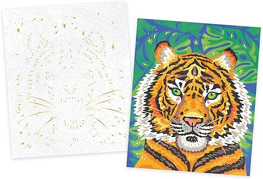 PEINTURE AU NUMERO AQUARELLE FELINS