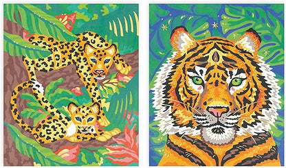 PEINTURE AU NUMERO AQUARELLE FELINS