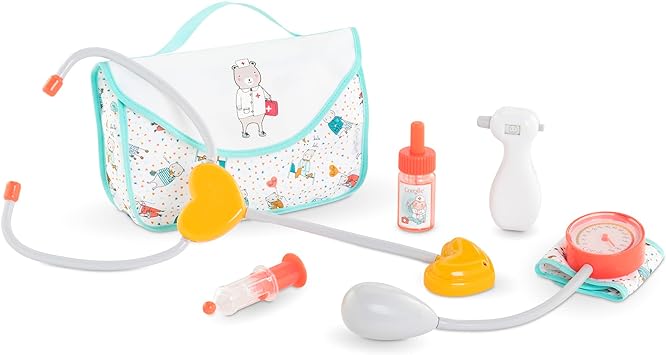 COFFRET DOCTEUR 7 ACCESSOIRES POUR POUPON 36/42CM