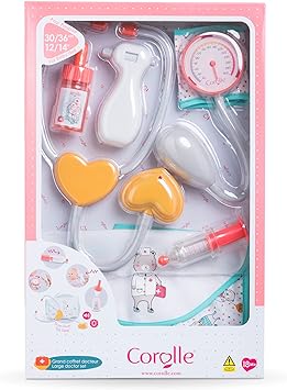 COFFRET DOCTEUR 7 ACCESSOIRES POUR POUPON 36/42CM