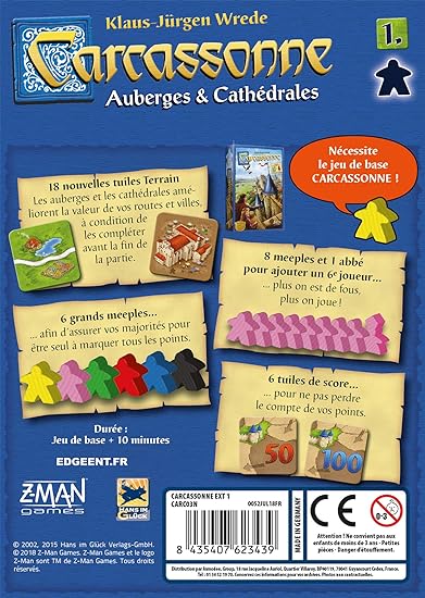 CARCASSONNE EXT. AUBERGE ET CATHÉDRALE