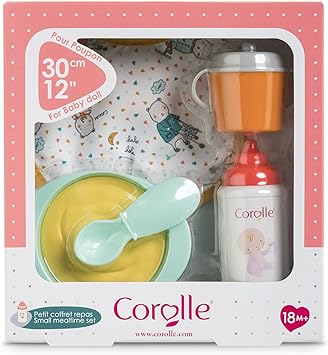 PETIT COFFRET REPAS 9 ACCESSOIRES POUR POUPON 30CM